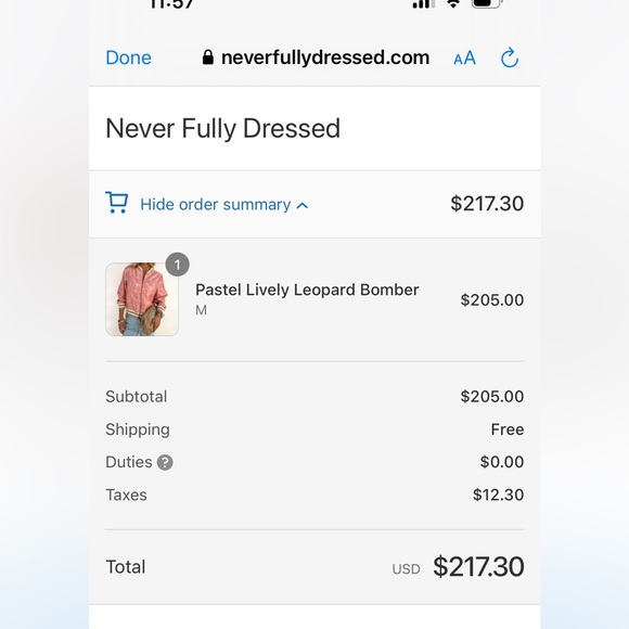 Never Fully Dressed Leopard Bomber Jacket NWT - Picture 2 of 6